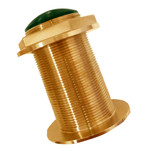 SI-TEX Bronze Low-Profile Thru-Hull Low-Frequency CHIRP Transducer - 300W, 12 Tilt, 40-75kHz
