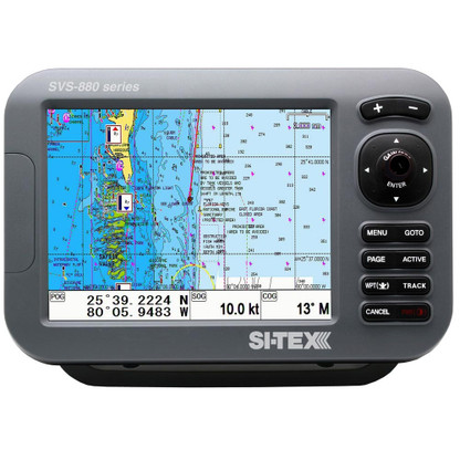 SI-TEX GPS Chart-Dual Frequency 600W Sonar System - 8 Color LCD w\/Internal  External GPS Antenna  C-MAP 4D Card