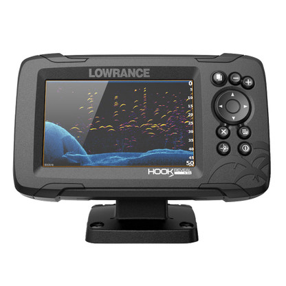 Lowrance HOOK Reveal 5 Combo w\/50\/200kHz HDI Transom Mount  C-MAP Contour+ Card