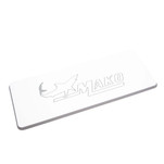 SeaDek Mako Logo Helm Pad - White\/Storm Grey Embossed