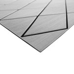 SeaDek 40" x 80" 6mm Two Color Diamond Full Sheet - Brushed Texture - Storm Grey\/Black (1016mm x 2032mm x 6mm)
