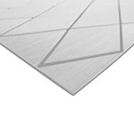 SeaDek 40" x 80" 6mm Two Color Diamond Full Sheet - Brushed Texture - Cool Grey\/Storm Grey (1016mm x 2032mm x 6mm)