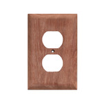Whitecap Teak Outlet Cover\/Receptacle Plate - 2 Pack