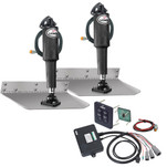 Lenco 9" x 9" Standard Trim Tab Kit w\/Standard Tactile Switch Kit 12V