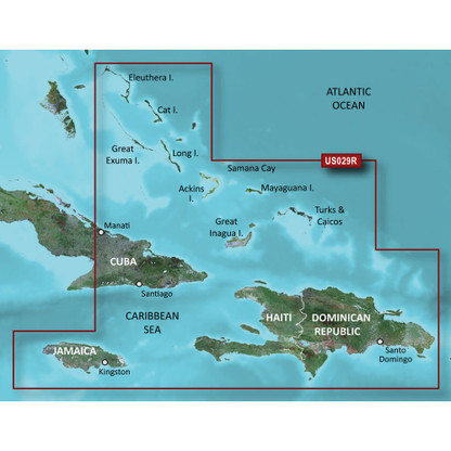 Garmin BlueChart g2 - HXUS029R - Southern Bahamas - microSD\/SD