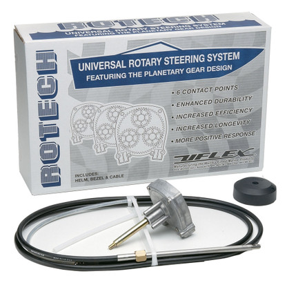 UFlex Rotech 12' Rotary Steering Package - Cable, Bezel, Helm