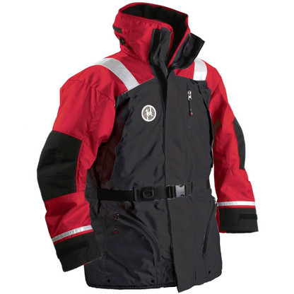 First Watch AC-1100 Flotation Coat - Red\/Black - Small