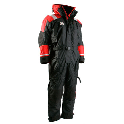 First Watch Anti-Exposure Suit - Black\/Red - X-Large