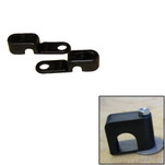 Weld Mount Single Poly Clamp f\/1\/4" x 20 Studs - 1\/4" OD - Requires 0.75" Stud - Qty. 25