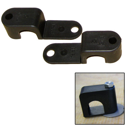 Weld Mount Single Poly Clamp f\/1\/4" x 20 Studs - 5\/8" OD - Requires 1.5" Stud - Qty. 25