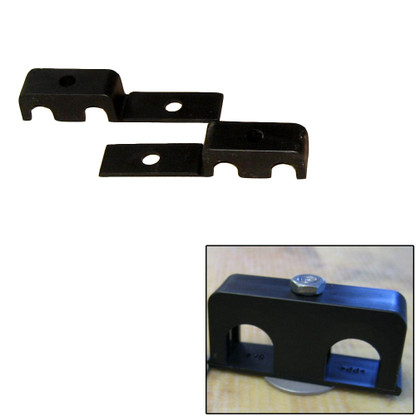 Weld Mount Double Poly Clamp f\/1\/4" x 20 Studs - 3\/8" OD - Requires 1" Stud - Qty. 25