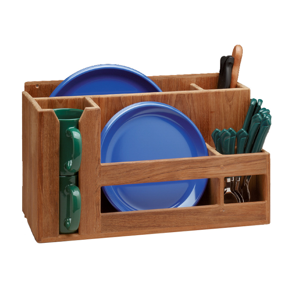 Whitecap Teak Dish/Cup/Utensil Holder