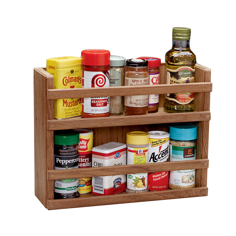 Whitecap Teak TwoTier Spice Rack