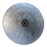 Tecnoseal R3AL Rudder Anode - Aluminum - 3-3\/4" Diameter