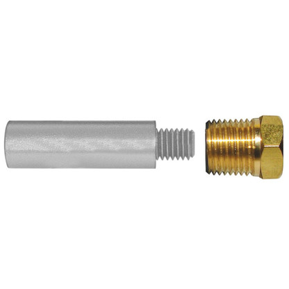 Tecnoseal E1 Pencil Zinc w\/Brass Cap