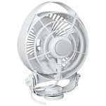 Caframo Maestro 12V 3-Speed 6" Marine Fan w\/LED Light - White