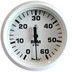 Faria Dress White 4" Tachometer - 6,000 RPM (Gas - Inboard & I\/O)