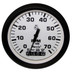 Faria Euro White 4" Tachometer w\/Systemcheck Indicator - 7,000 RPM (Gas - Johnson\/Evinrude Outboard)