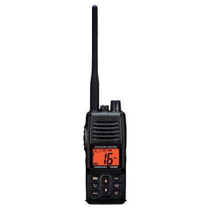 Standard Horizon HX380 5W Commercial Grade Submersible IPX-7 Handheld VHF Radio w\/LMR Channels