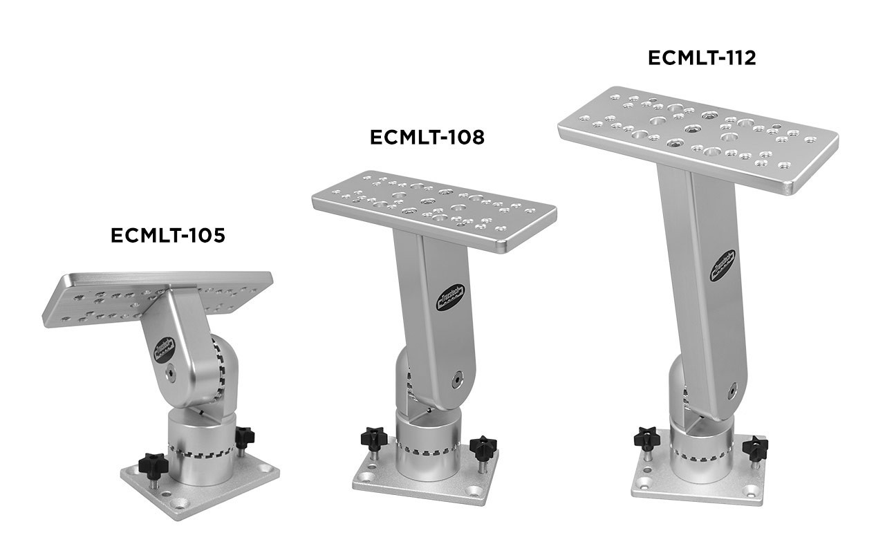 Traxstech 5 Tall Electronics Mount with Lift & Turn (ECMLT-105