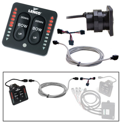 Lenco Flybridge Kit f\/LED Indicator Key Pad f\/Two-Piece Tactile Switch - 50'