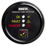 Xintex Propane Fume Detector w\/Plastic Sensor - No Solenoid Valve - Black Bezel Display