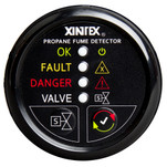 Xintex Propane Fume Detector w\/Automatic Shut-Off & Plastic Sensor - No Solenoid Valve - Black Bezel Display