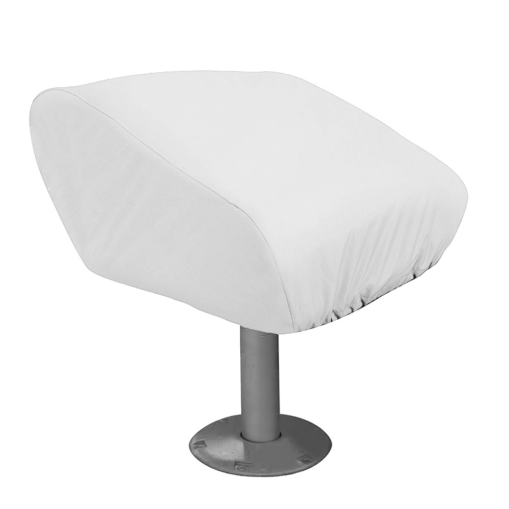 Taylor Made Folding Pedestal Boat Seat Cover Vinyl White