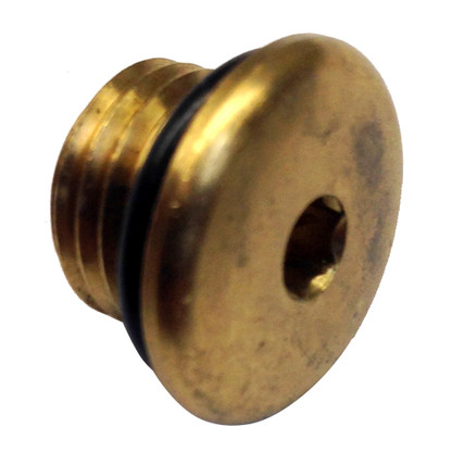Uflex Brass Plug w\/O-Ring for Pumps