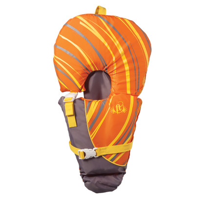 Full Throttle Baby-Safe Vest - Infant to 30lbs - Orange\/Grey