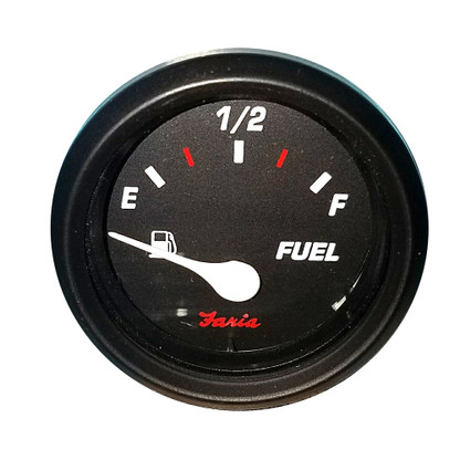 Faria Professional 2" Fuel Level Gauge - Red