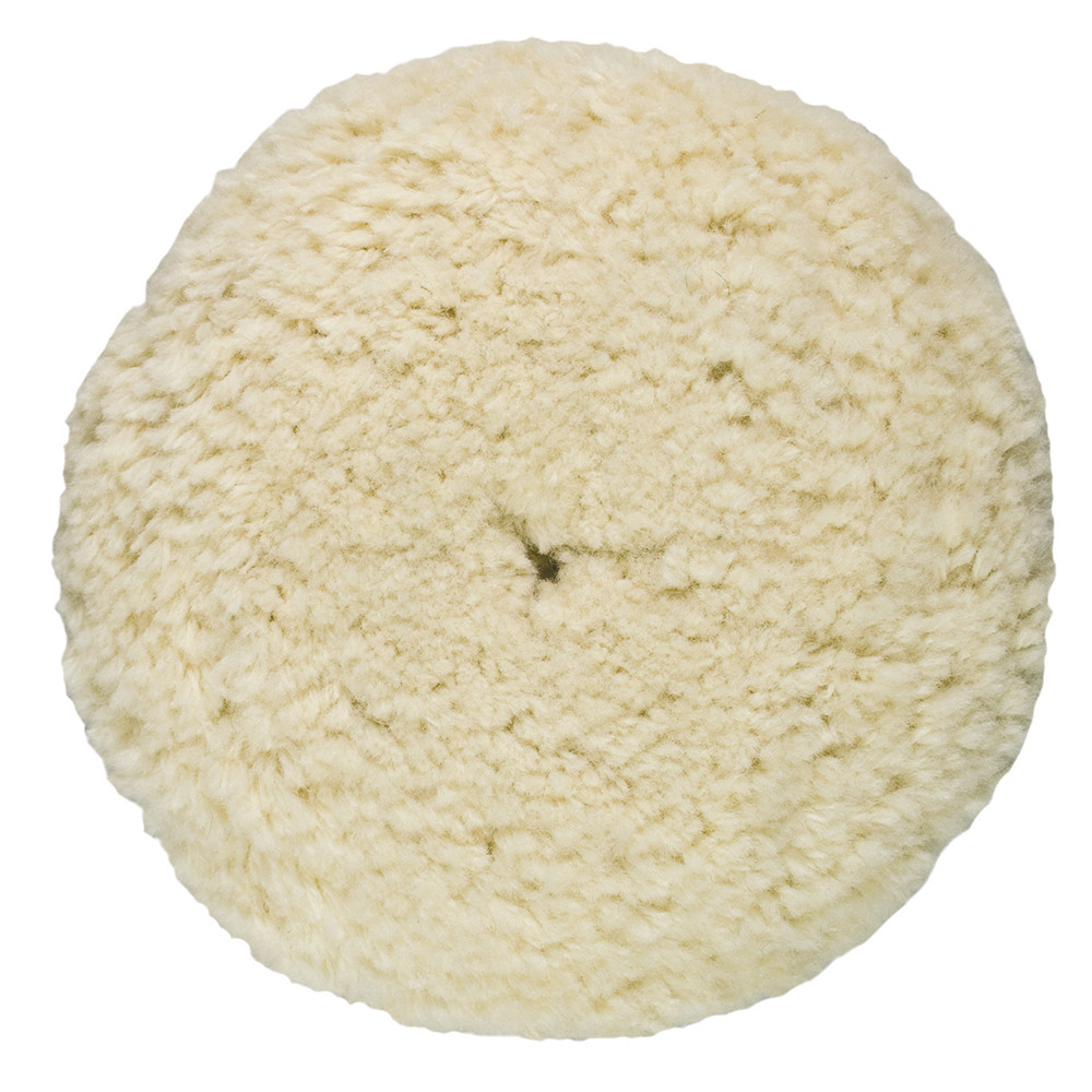 Presta Rotary Wool Buffing Pad White Heavy Cut