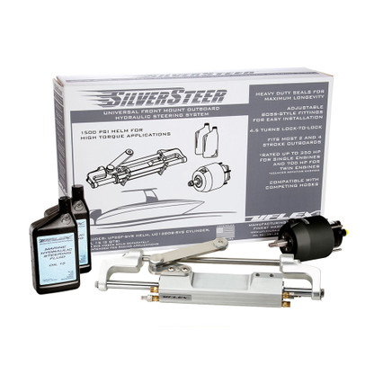 Uflex SilverSteer Universal Front Mount Outboard Hydraulic Steering System - 1500PSI FM V1