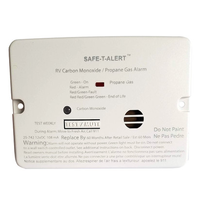 Safe-T-Alert Combo Carbon Monoxide Propane Alarm - White