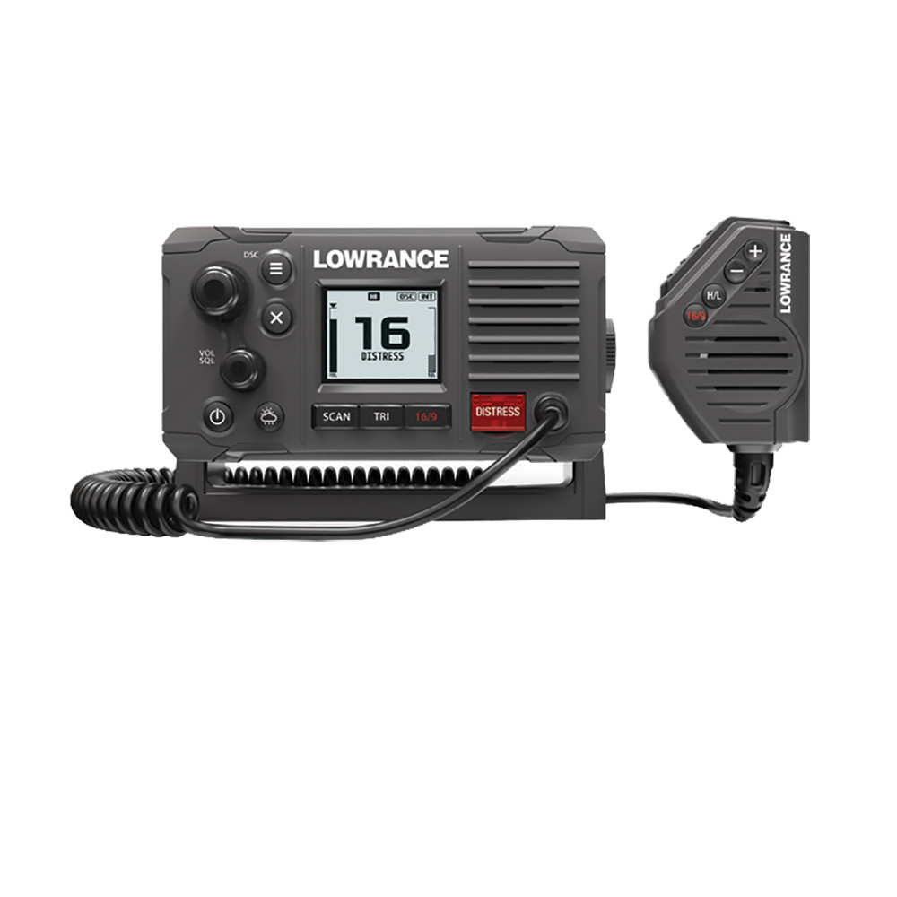 Lowrance Link6S Class D DSC VHF Radio Gray NMEA 0183