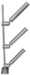 Cisco Indexable Triple Tree Mast with 3 fixed Rod Holders on thumbscrew Mount (PKTRE-TS)