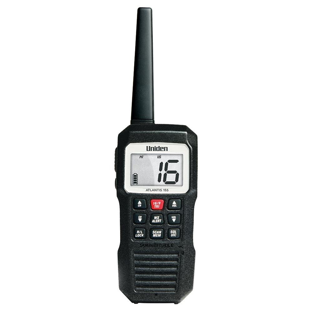 Uniden Atlantis 155 Handheld TwoWay VHF Floating Marine Radio