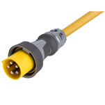 Marinco 100 Amp 120\/208V 4-Pole, 5-Wire Shore Power Cable - No Neutral Wire - One-Ended Male Only Cord - Blunt Cut - 125