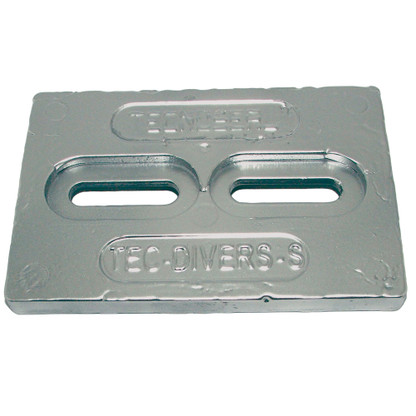 Tecnoseal Mini Zinc Plate Anode 6" x 4" x 1\/2"