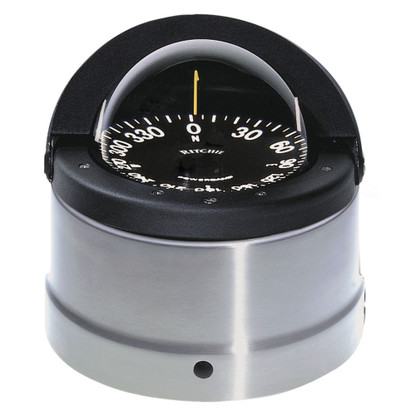 Ritchie DNP-200 Navigator Compass - Binnacle Mount - Polished Stainless Steel\/Black