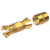 Shakespeare PL-258-CP-G Gold Splice Connector For RG-8X or RG-58\/AU Coax.