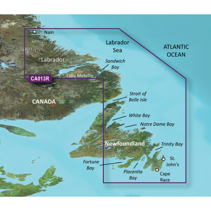 Garmin BlueChart g3 Vision HD - VCA013R - Labrador Coast - microSD\/SD