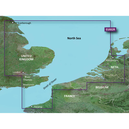 Garmin BlueChart g3 HD - HXEU002R - Dover to Amsterdam  England Southeast - microSD\/SD