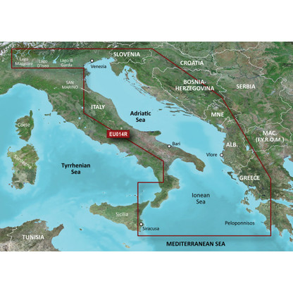Garmin BlueChart g3 HD - HXEU014R - Italy Adriatic Sea - microSD\/SD
