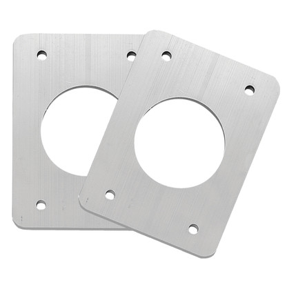 TACO Backing Plates f\/Grand Slam Outriggers - Anodized Aluminum