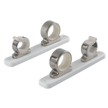 TACO 2-Rod Hanger w\/Poly Rack - Polished Stainless Steel