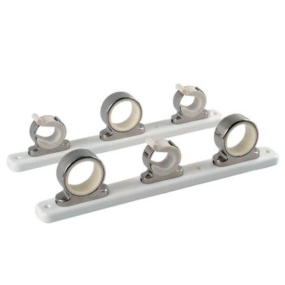 TACO 3-Rod Hanger w\/Poly Rack - Polished Stainless Steel