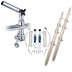 Rupp Z-30 Top Gun Outrigger Kit w\/15' Telescoping Poles & Complete Single Line Rigging Kit w\/Klickers Release Clips