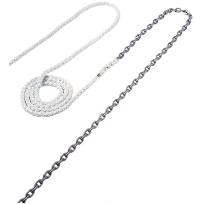 Maxwell Anchor Rode - 15'-5\/16" Chain to 150'-5\/8" Nylon Brait