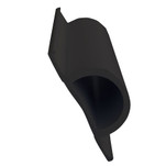 Dock Edge Standard "D" PVC Profile - 16' Roll - Black